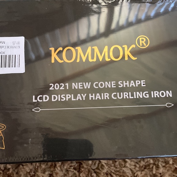Kommok new in box 1 inch ceramic curing iron - Picture 3 of 6